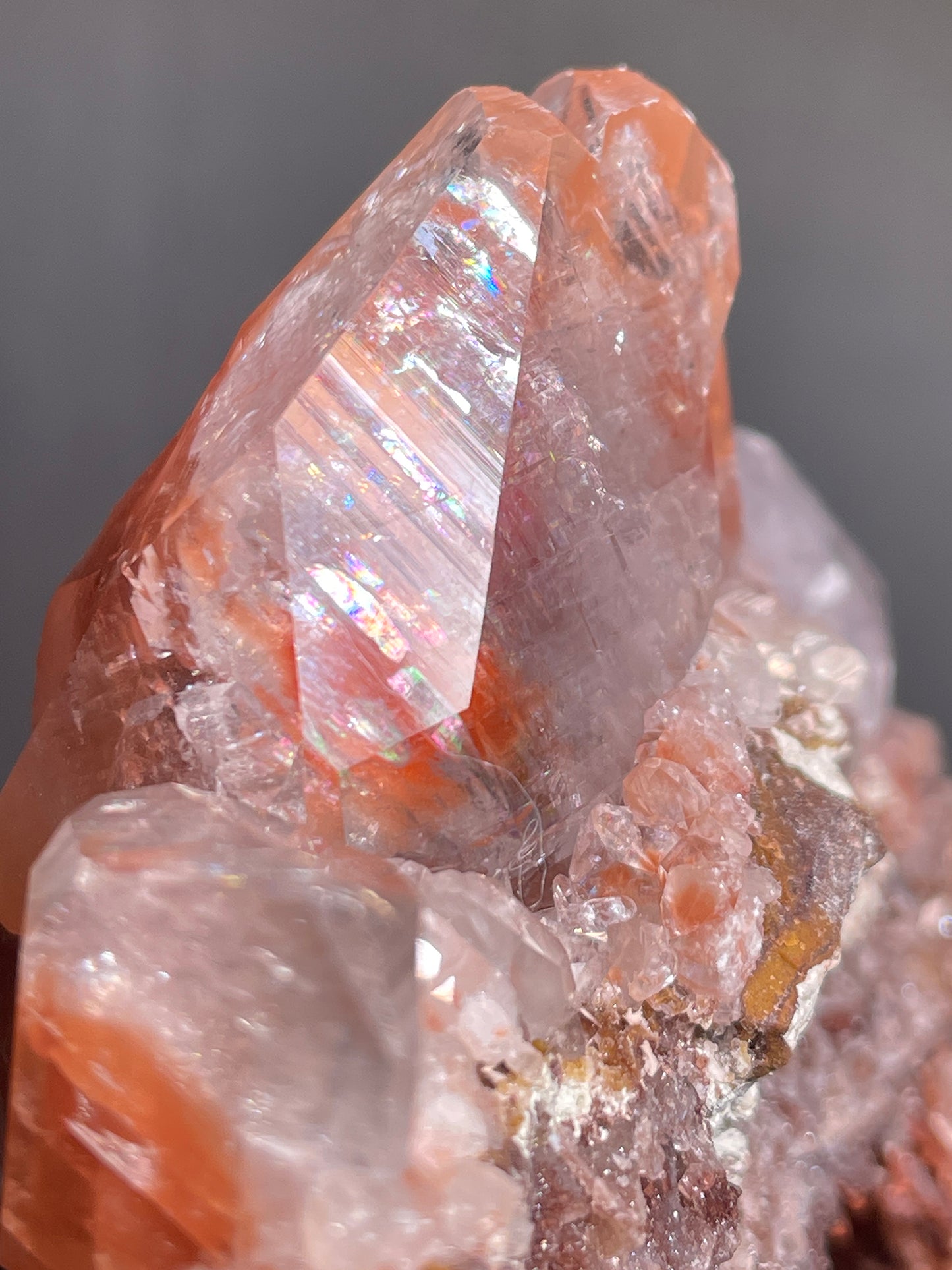 Daye Diamond Red Calcite Specimen