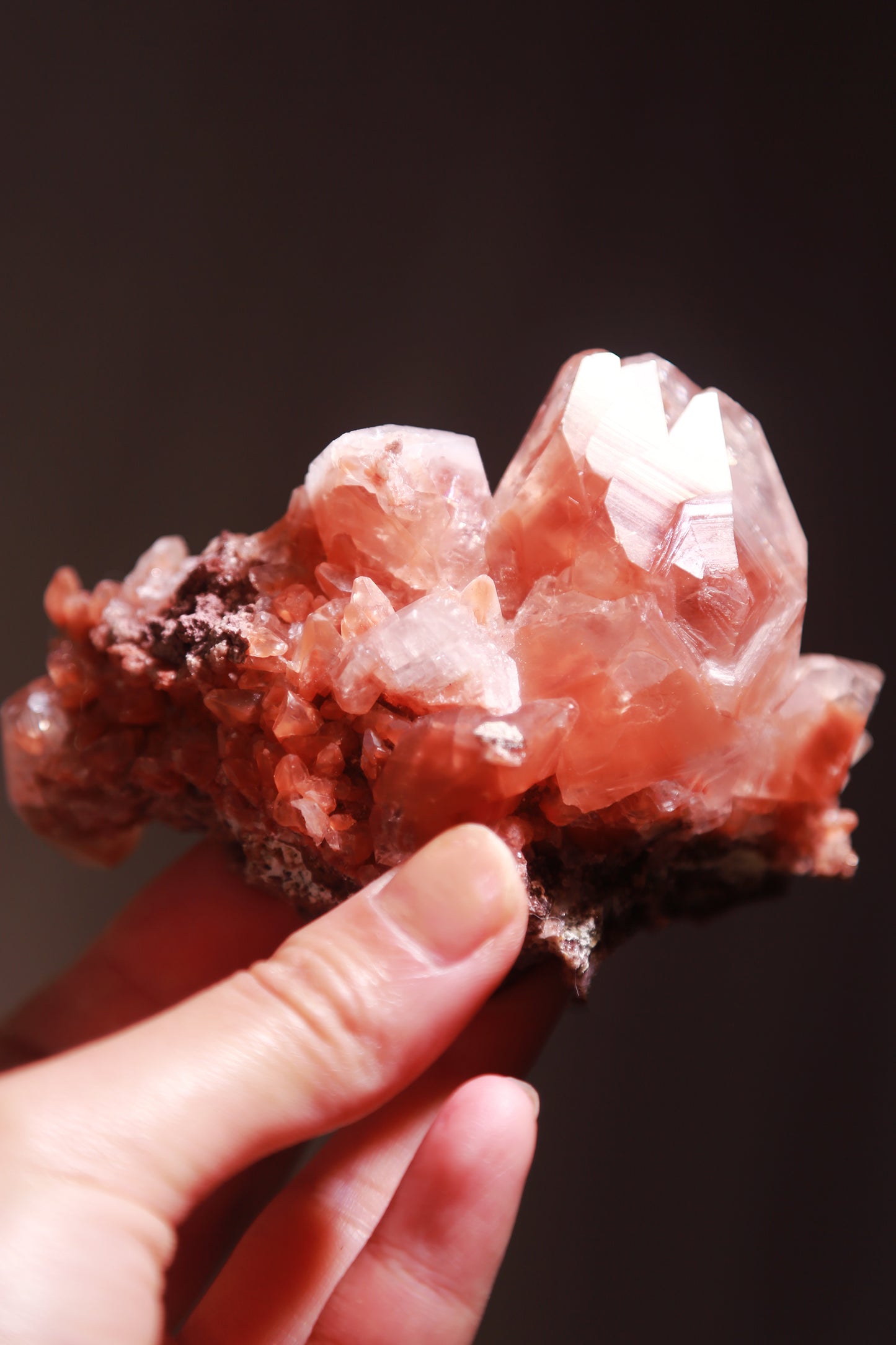 Daye Diamond Red Calcite Specimen