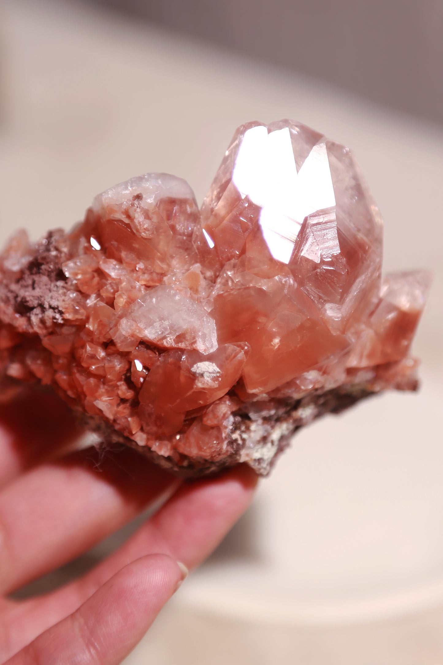 Daye Diamond Red Calcite Specimen