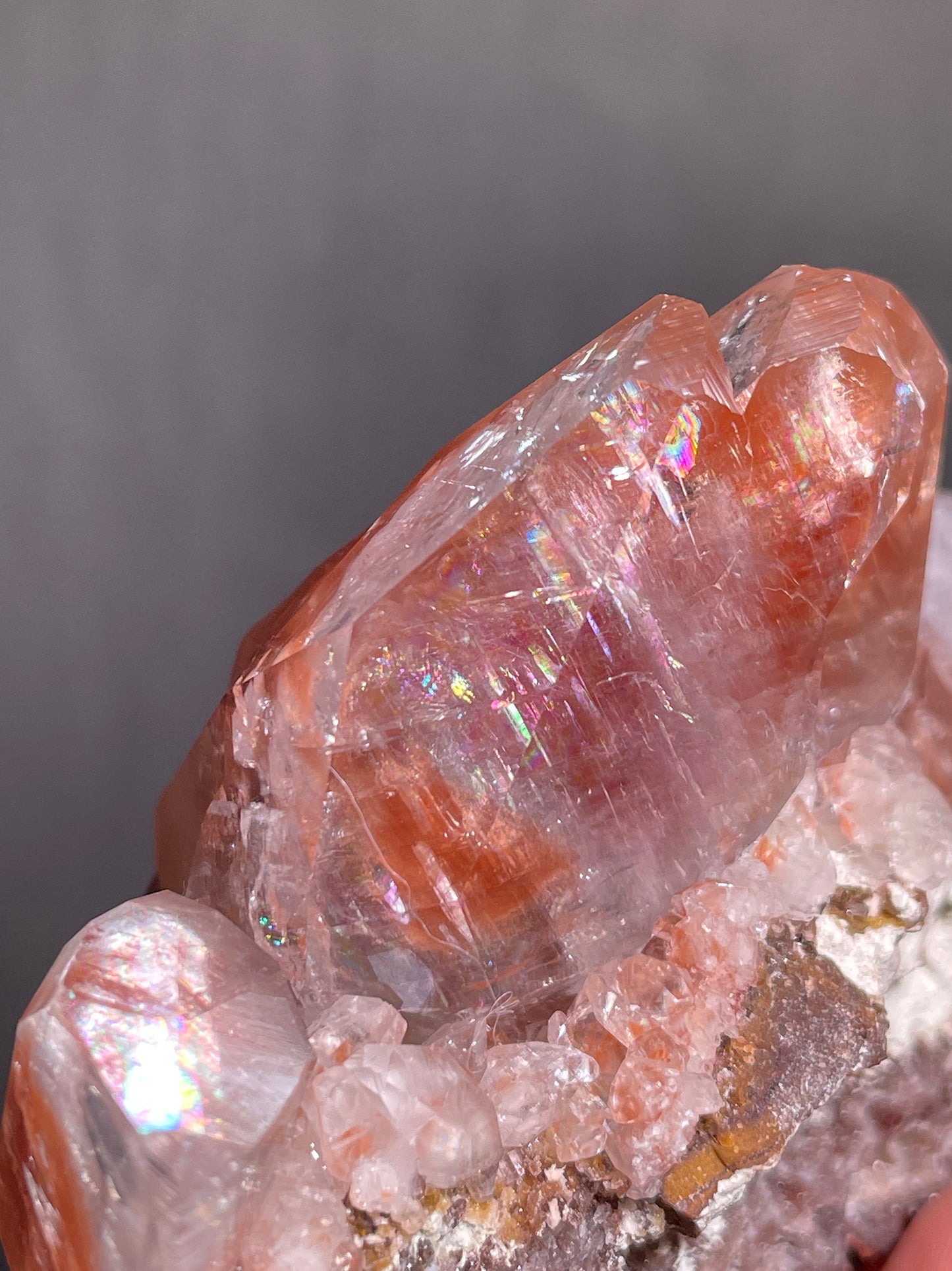 Daye Diamond Red Calcite Specimen