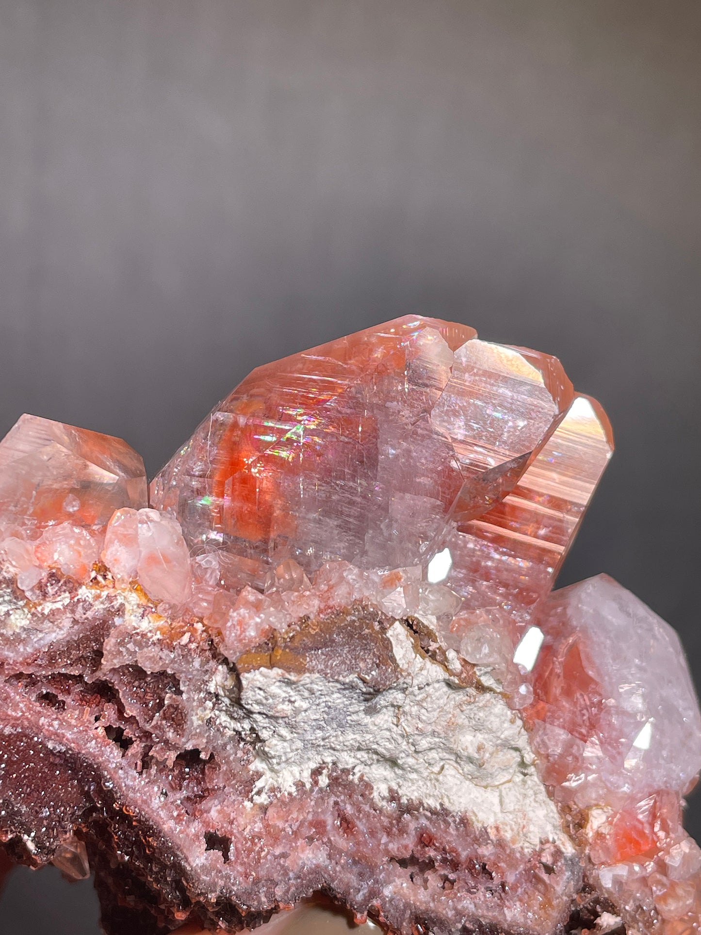Daye Diamond Red Calcite Specimen
