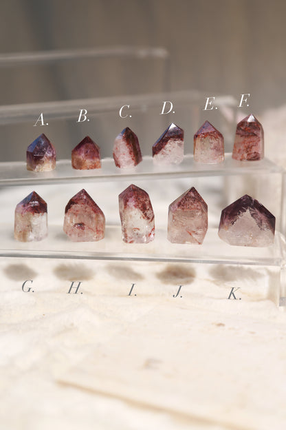 Dreamcoat lemurian Super Seven Coated Quartz Point