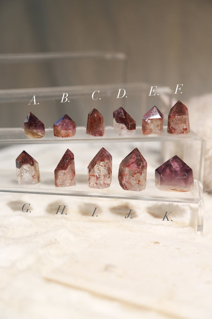 Dreamcoat lemurian Super Seven Coated Quartz Point