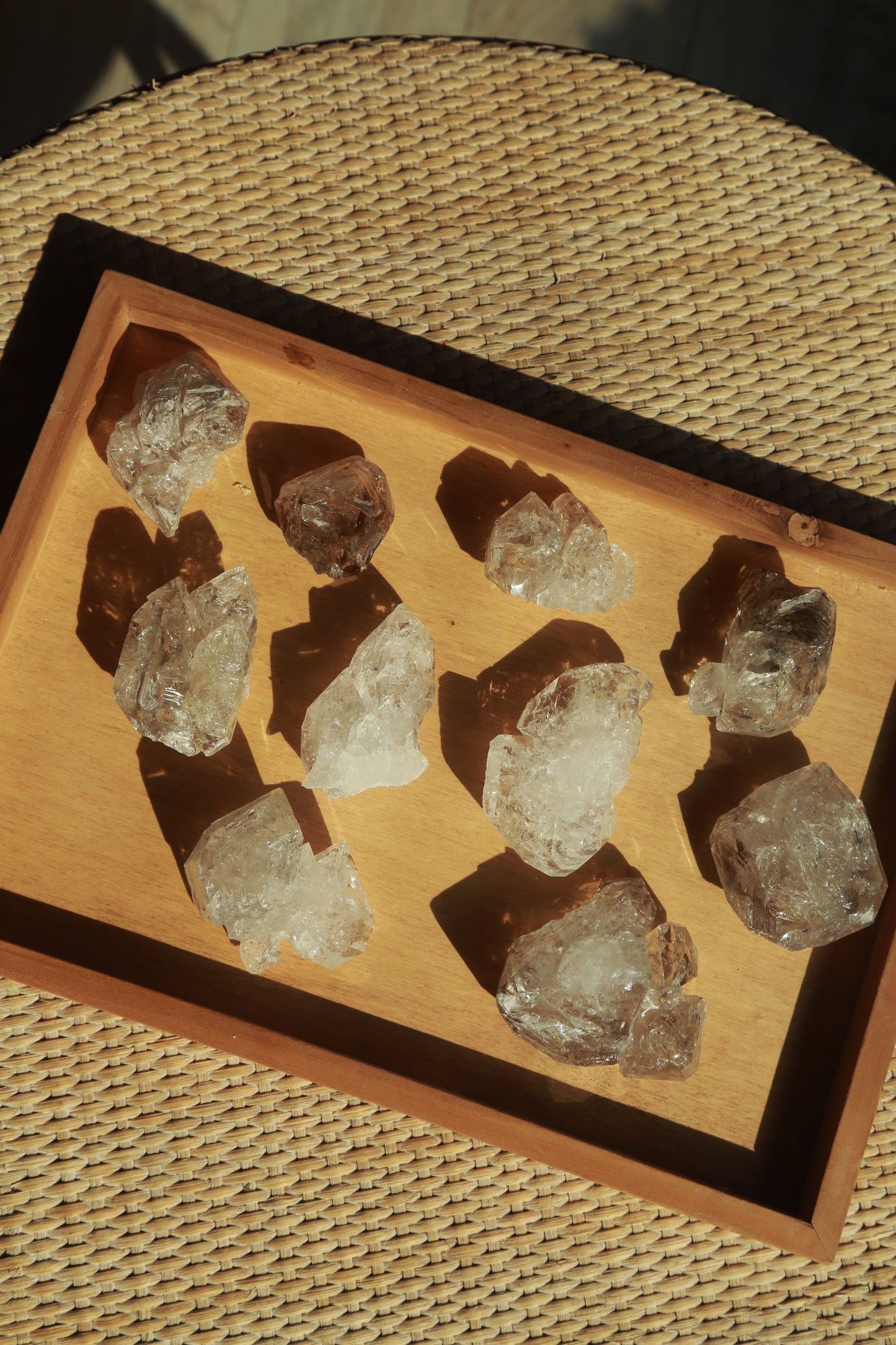 Fenster Elestial Quartz - Pakimer Diamond Quartz Cluster