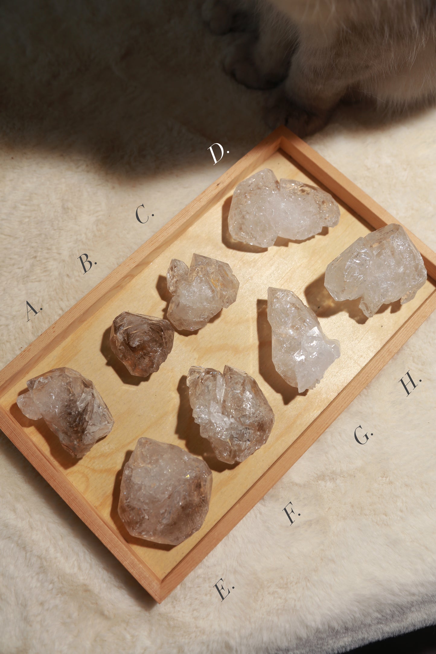 Fenster Elestial Quartz - Pakimer Diamond Quartz Cluster