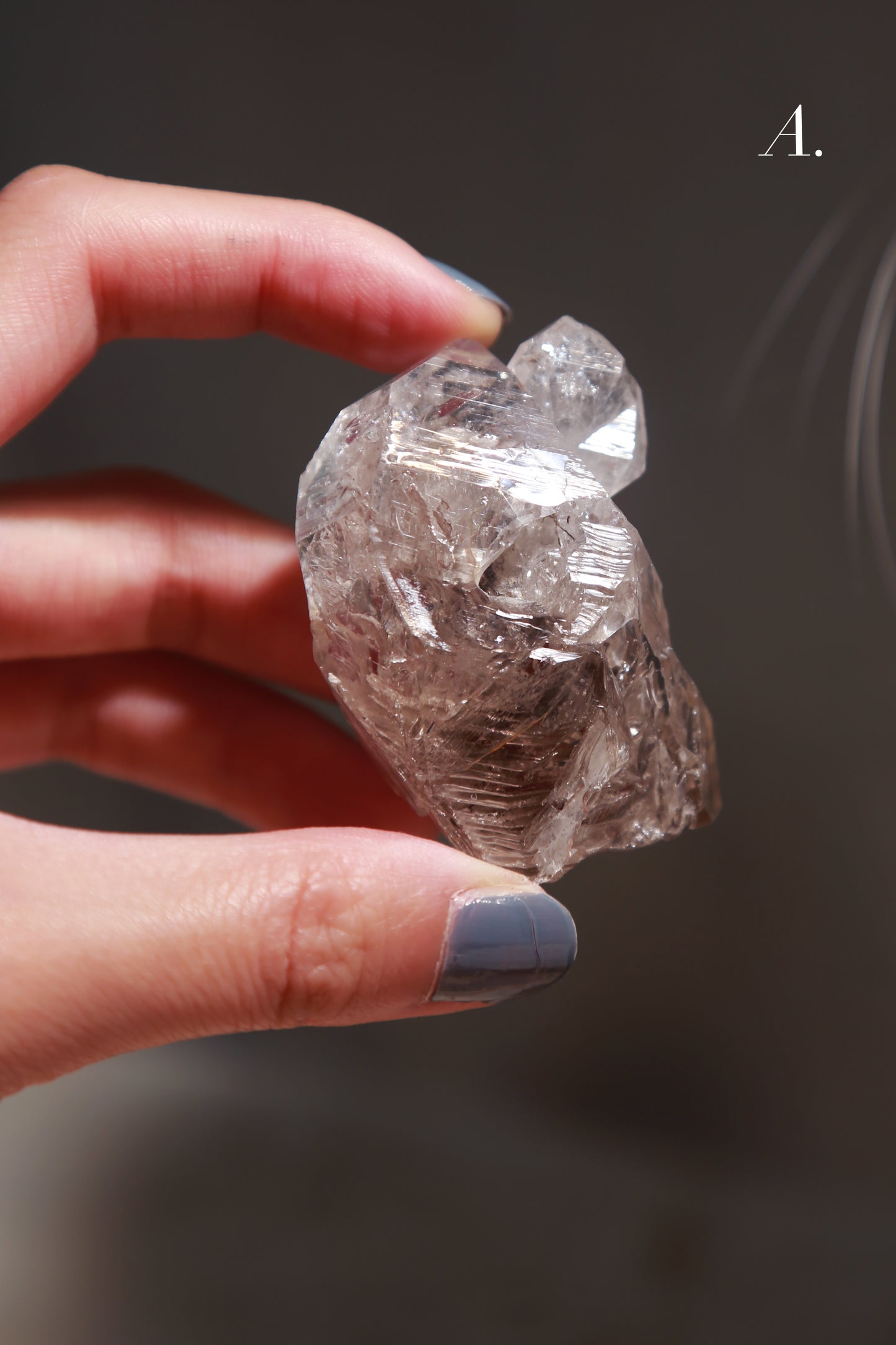 Fenster Elestial Quartz - Pakimer Diamond Quartz Cluster