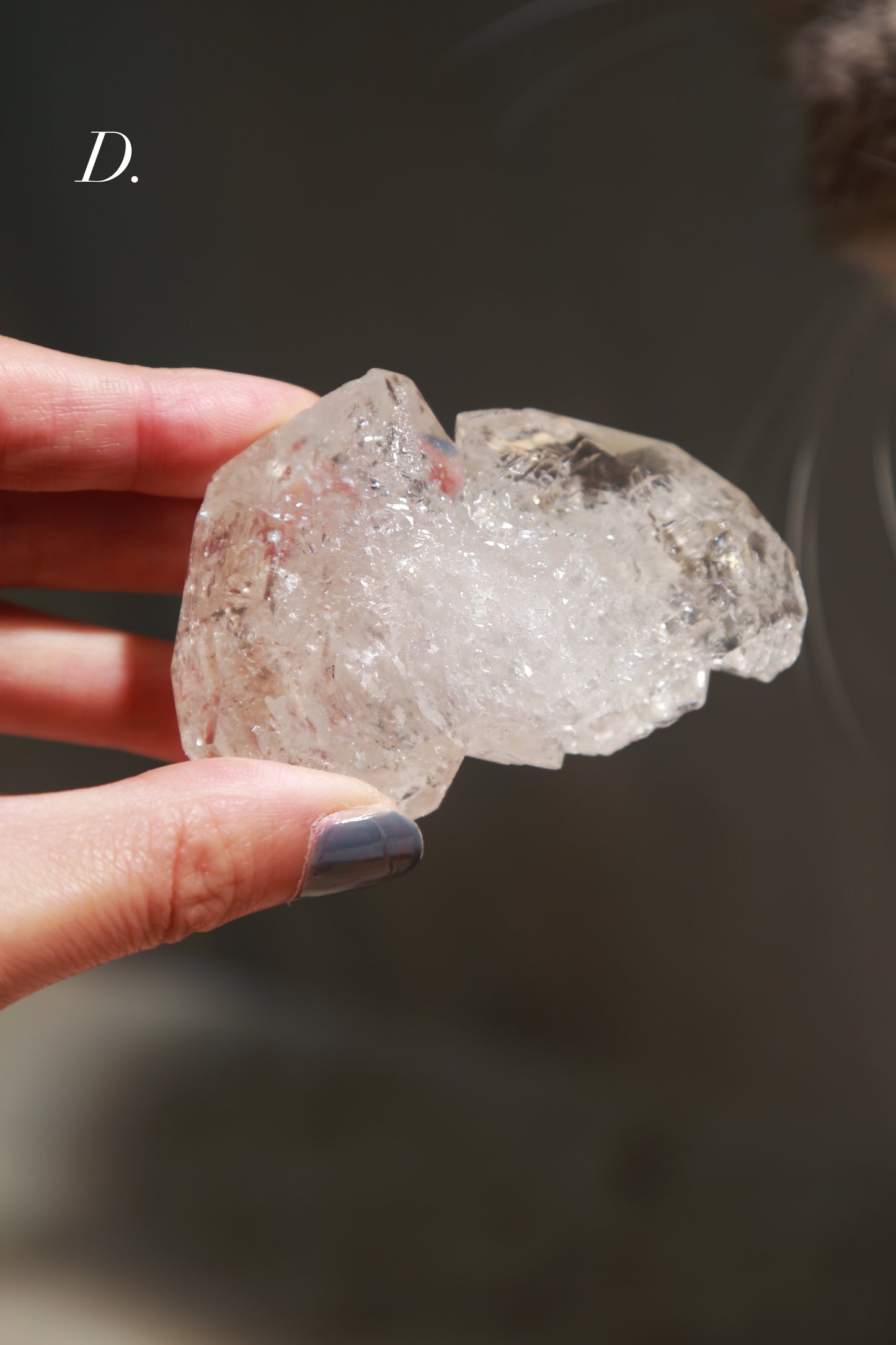 Fenster Elestial Quartz - Pakimer Diamond Quartz Cluster