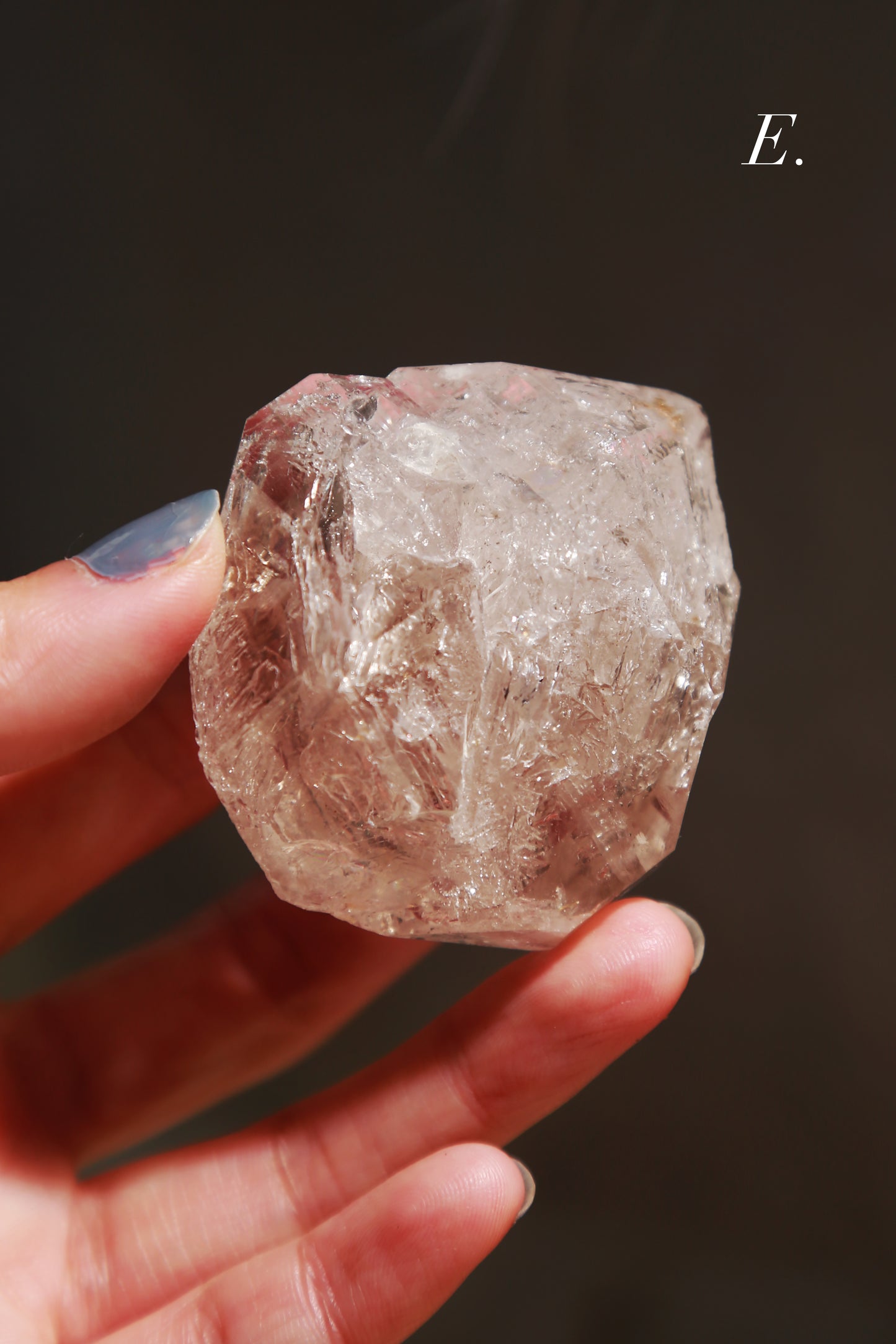 Fenster Elestial Quartz - Pakimer Diamond Quartz Cluster