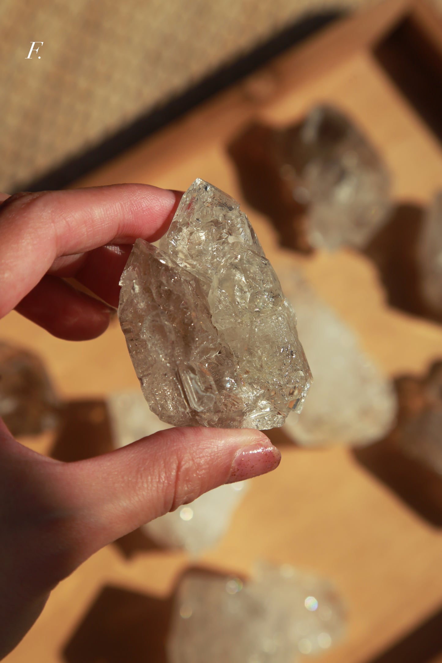Fenster Elestial Quartz - Pakimer Diamond Quartz Cluster