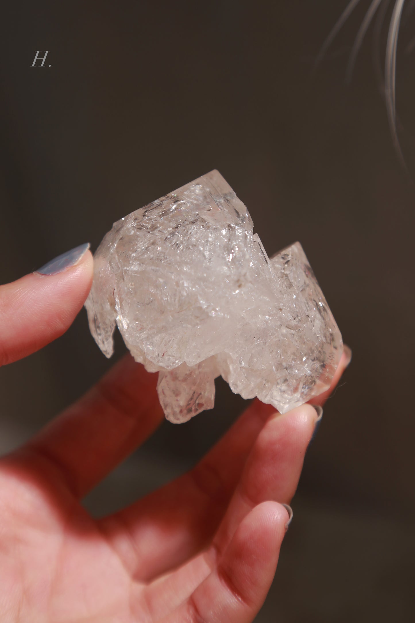 Fenster Elestial Quartz - Pakimer Diamond Quartz Cluster