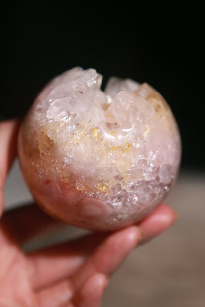 Druzy Cluster Flower Agate Sphere