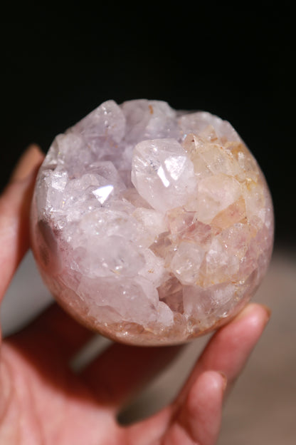 Druzy Cluster Flower Agate Sphere
