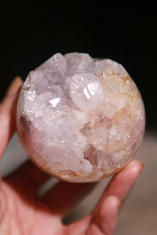 Druzy Cluster Flower Agate Sphere