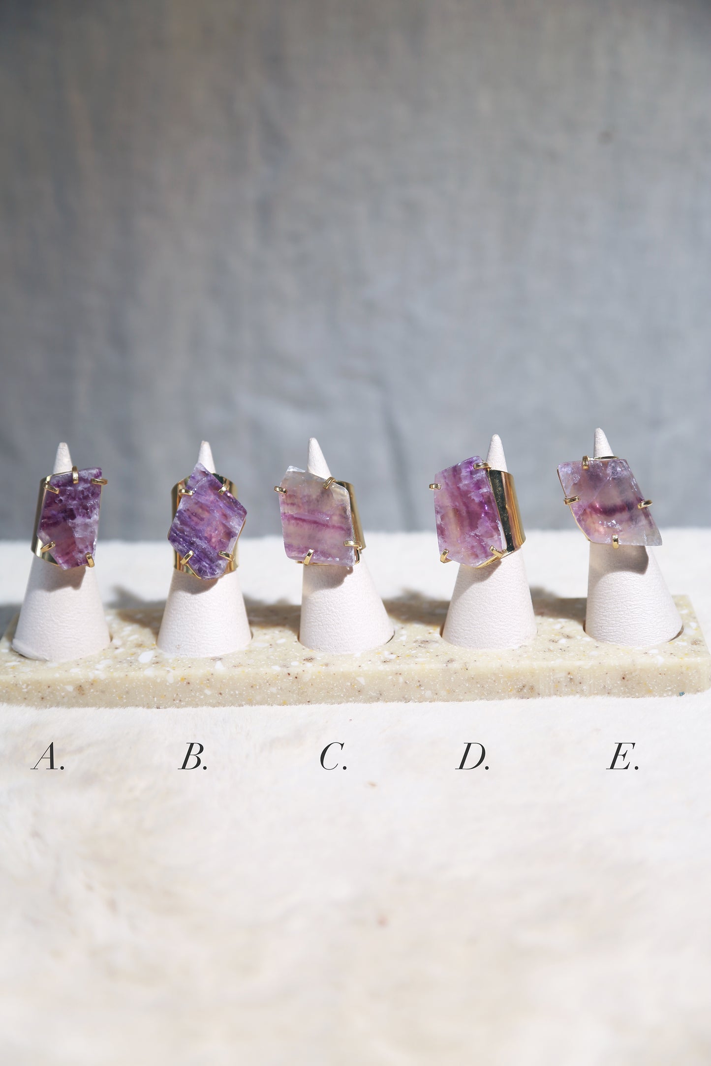 Fluorite Freeform Cuff Ring