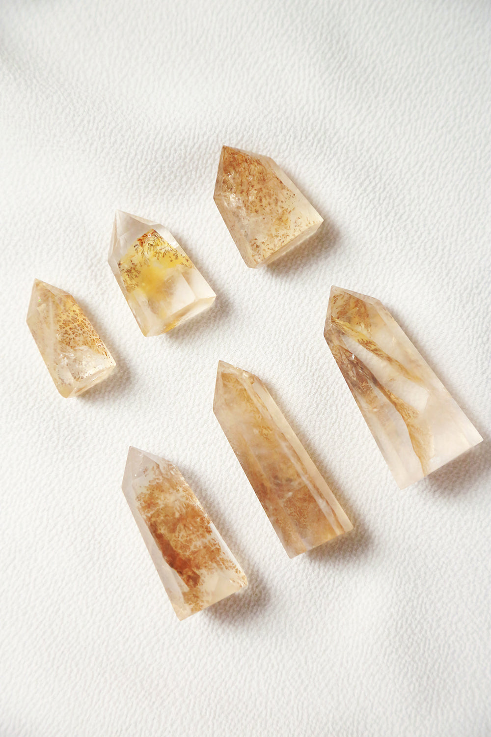 Golden Dendritic Quartz Point