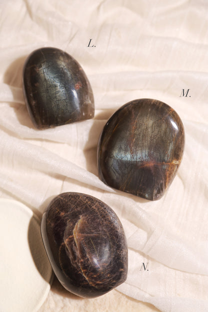 Golden Sheen Black Moonstone Freeform