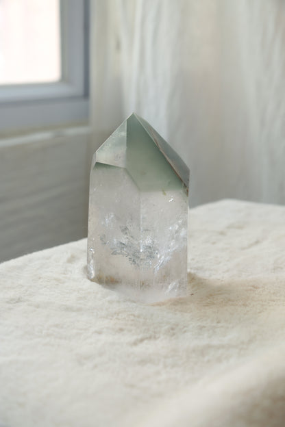Jumbo Green Lithium Quartz Tower