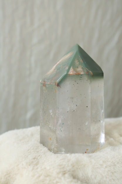 Jumbo Green Lithium Quartz Tower