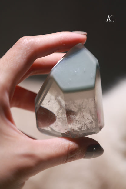 Green Lithium Quartz Tower