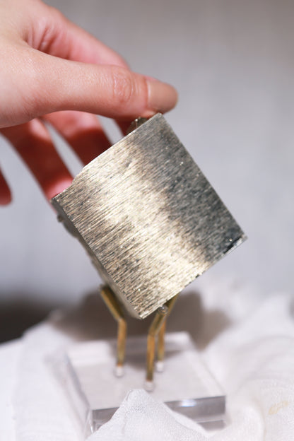 Peruvian Cubic Pyrite Large Singel Cube