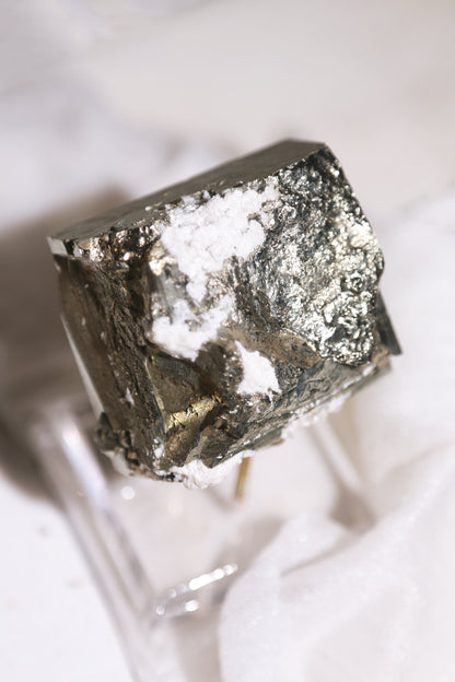 Peruvian Cubic Pyrite Large Singel Cube