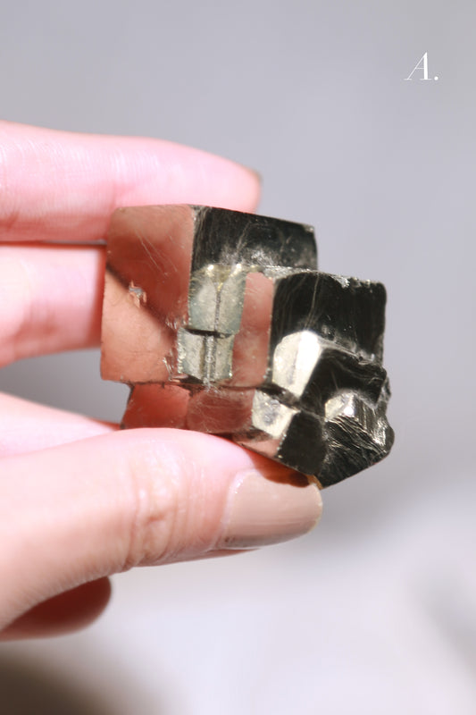 Peruvian Cubic Pyrite Cluster