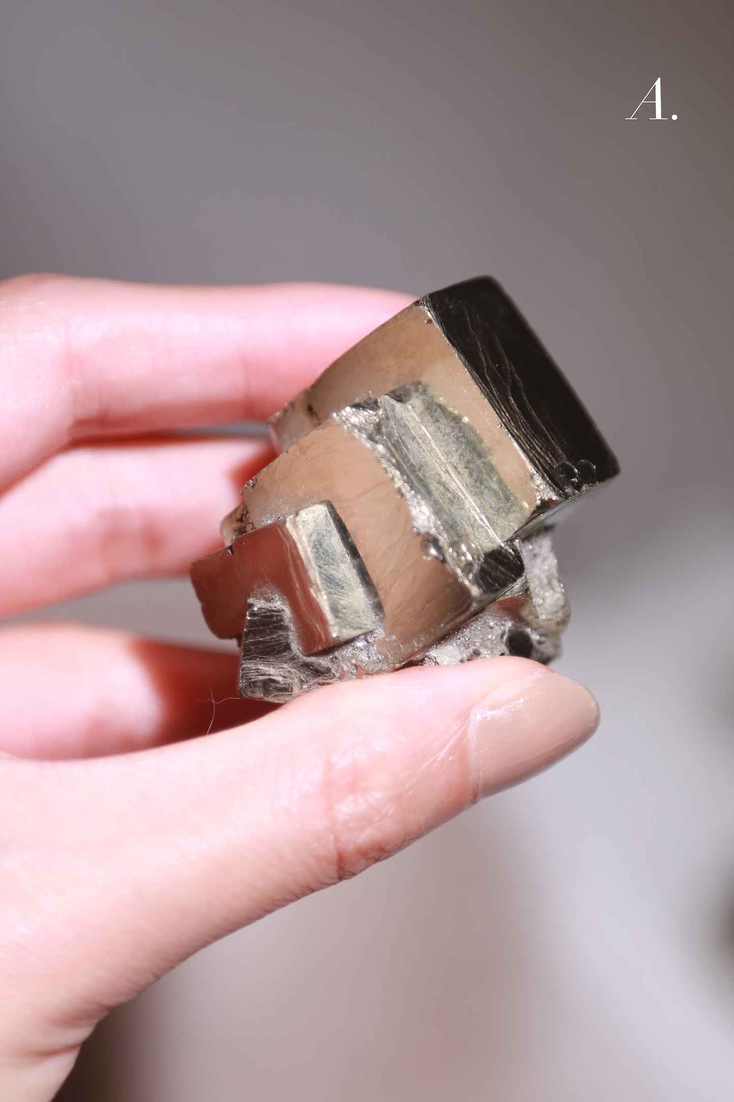 Peruvian Cubic Pyrite Cluster