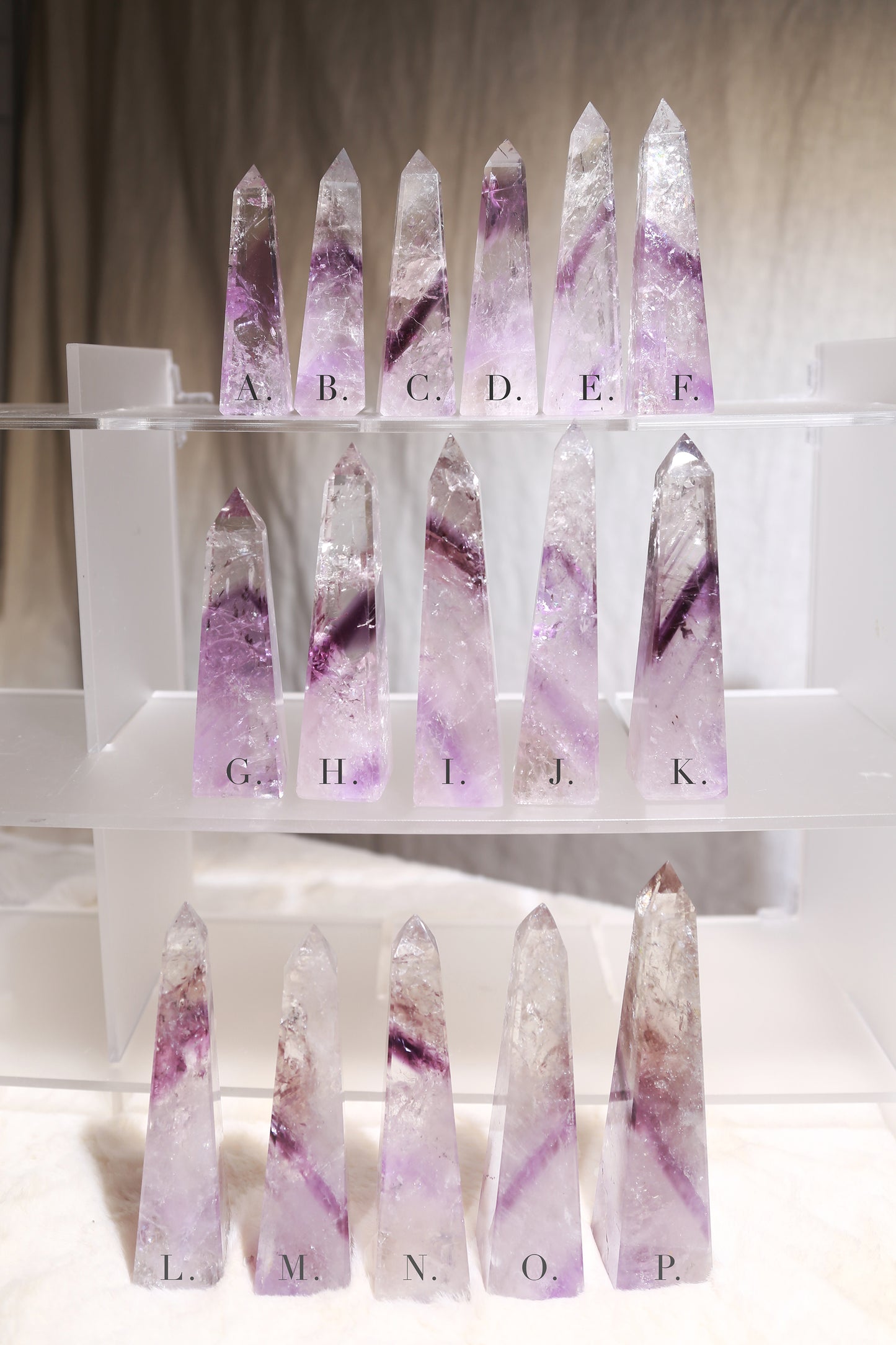 Glassy Phantom Amethyst Obelisk