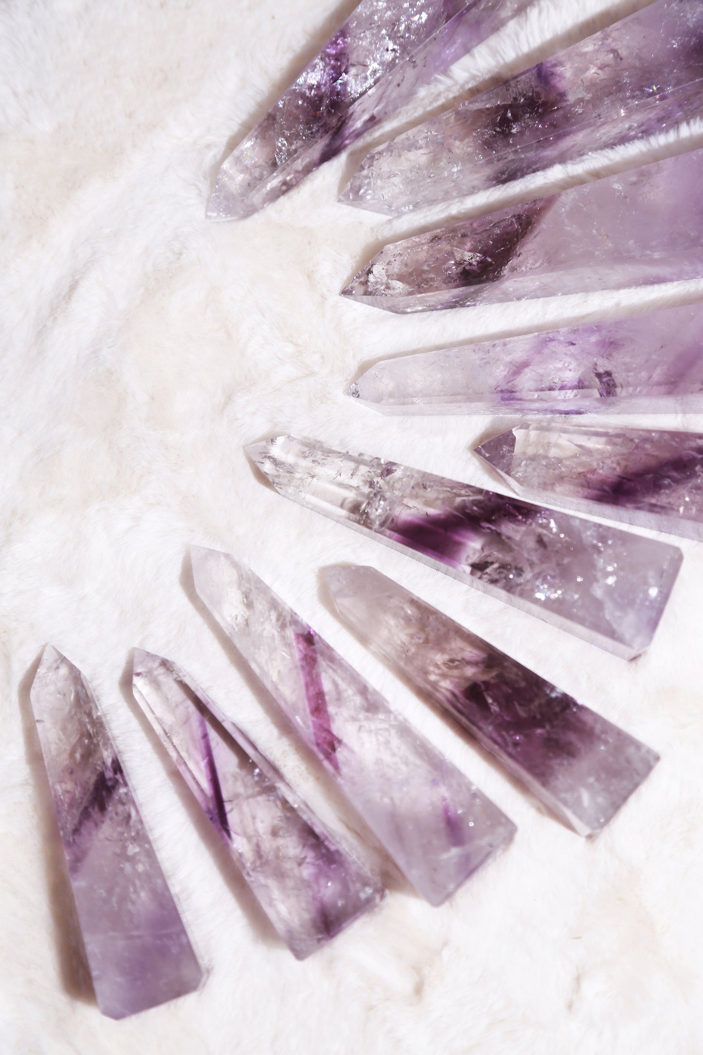 Glassy Phantom Amethyst Obelisk