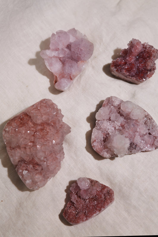 Pink Amethyst Druzy Cluster