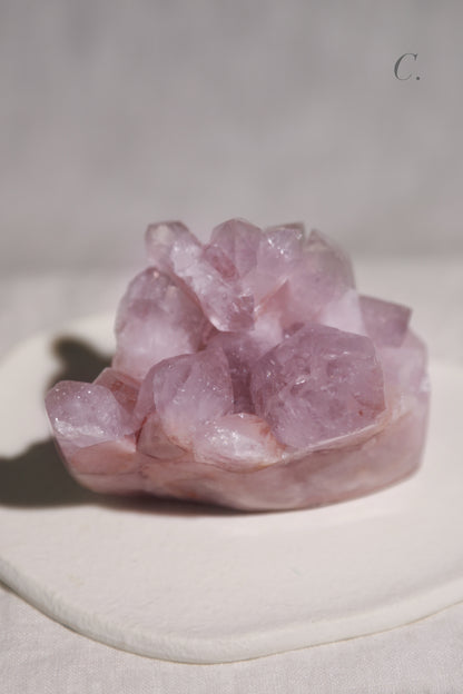 Pink Amethyst Druzy Cluster