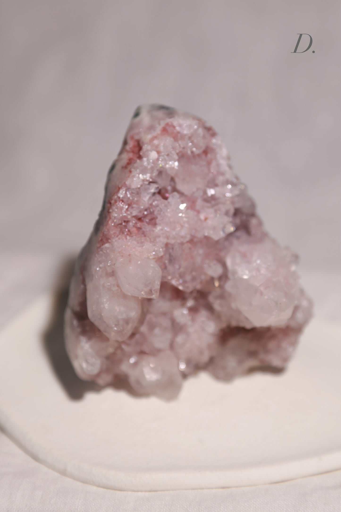Pink Amethyst Druzy Cluster