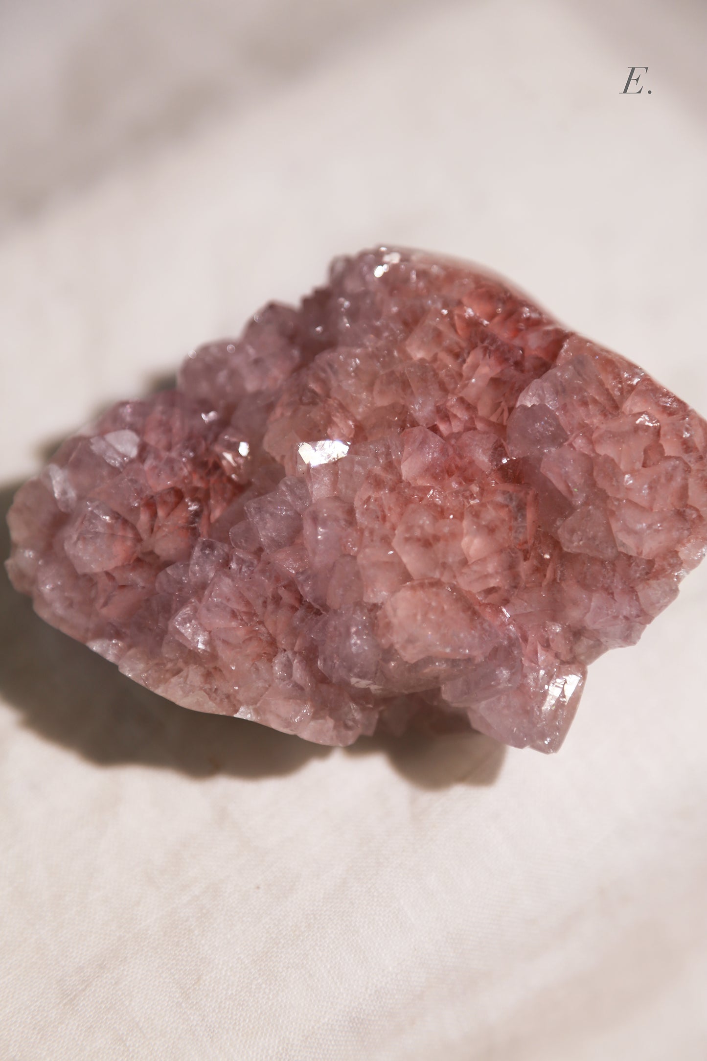 Pink Amethyst Druzy Cluster
