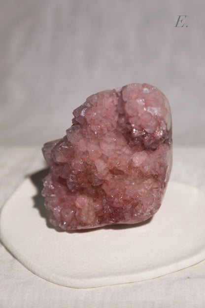 Pink Amethyst Druzy Cluster