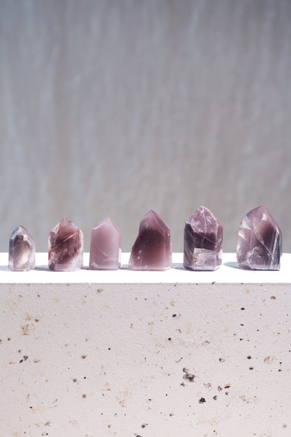 Purplish Pink Lithium Quartz Point