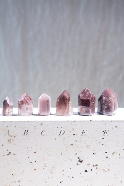 Purplish Pink Lithium Quartz Point