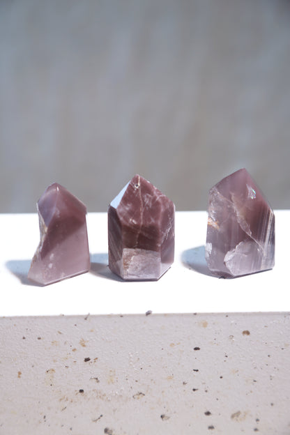 Purplish Pink Lithium Quartz Point