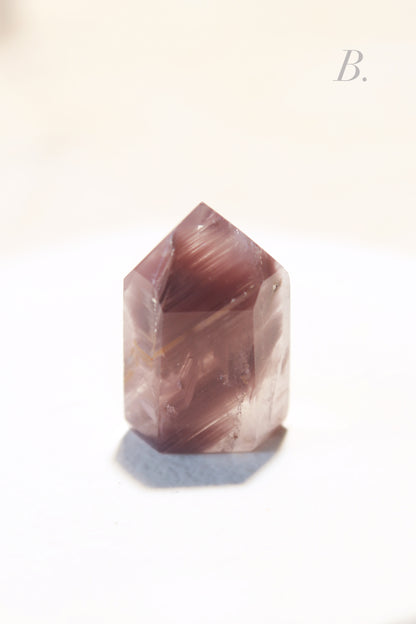 Purplish Pink Lithium Quartz Point