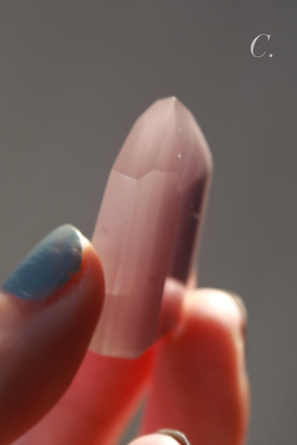 Purplish Pink Lithium Quartz Point