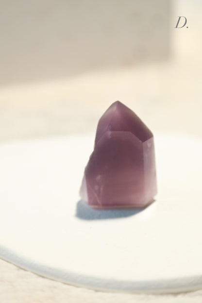 Purplish Pink Lithium Quartz Point