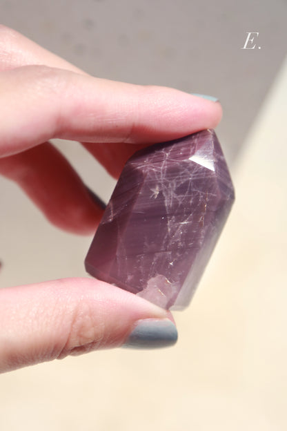 Purplish Pink Lithium Quartz Point