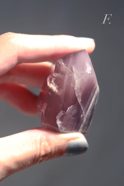 Purplish Pink Lithium Quartz Point
