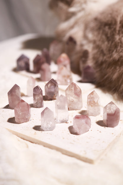 Pink Lithium Quartz Point