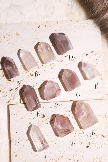 Pink Lithium Quartz Point
