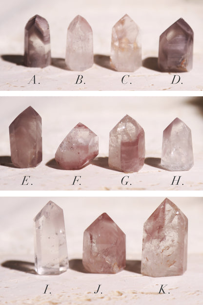Pink Lithium Quartz Point