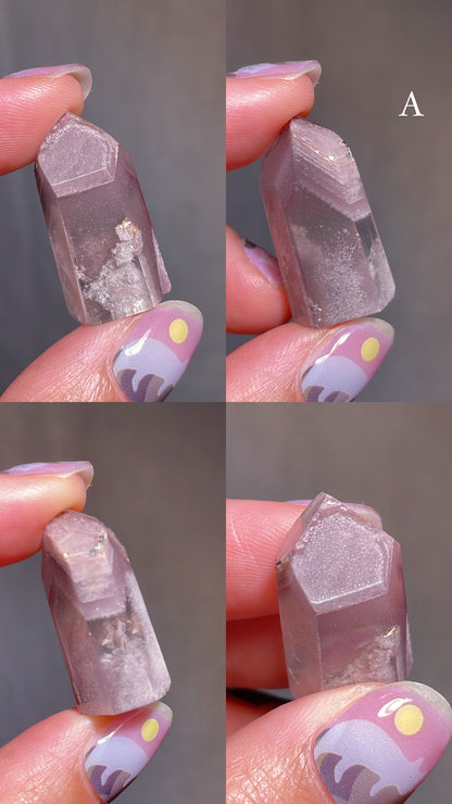 Pink Lithium Quartz Point