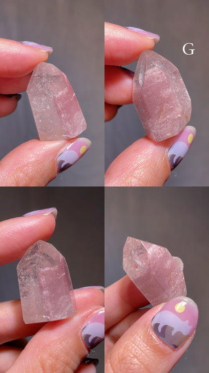 Pink Lithium Quartz Point