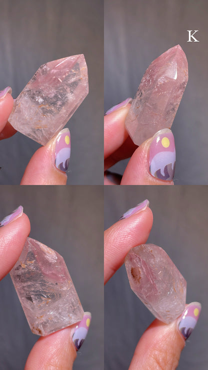 Pink Lithium Quartz Point