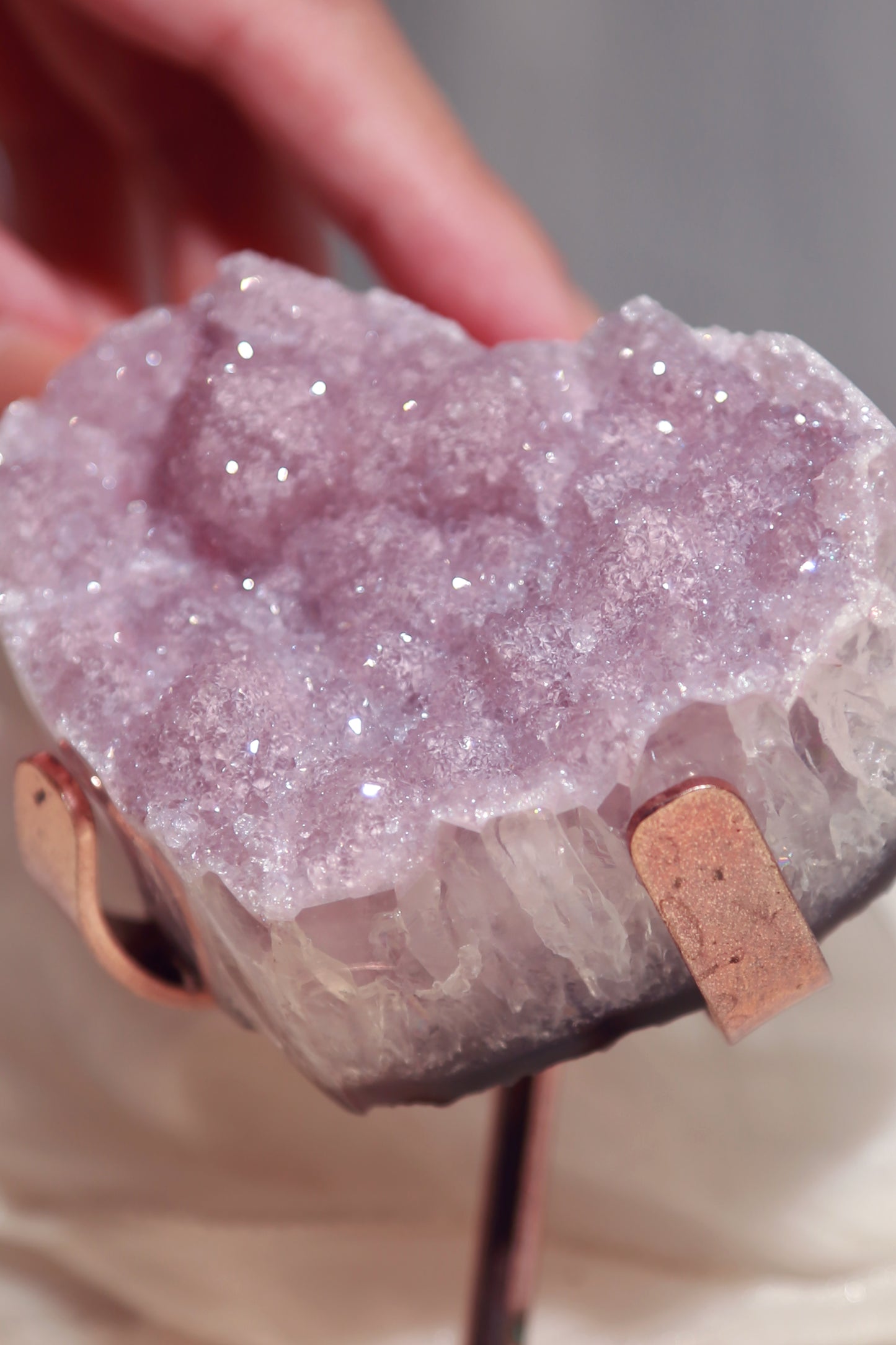 Pink Sugar Amethyst Heart