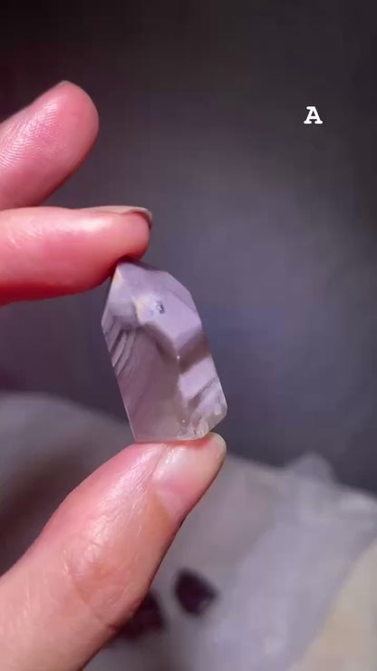 Purplish Pink Lithium Quartz Point